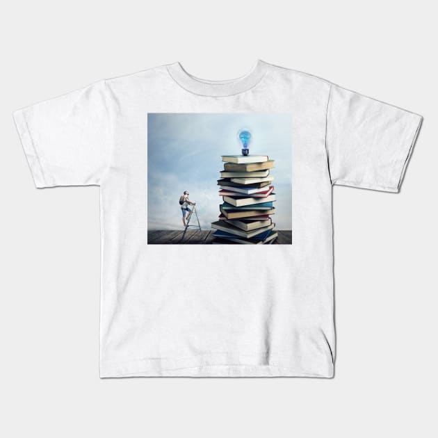 knowledge Kids T-Shirt by psychoshadow